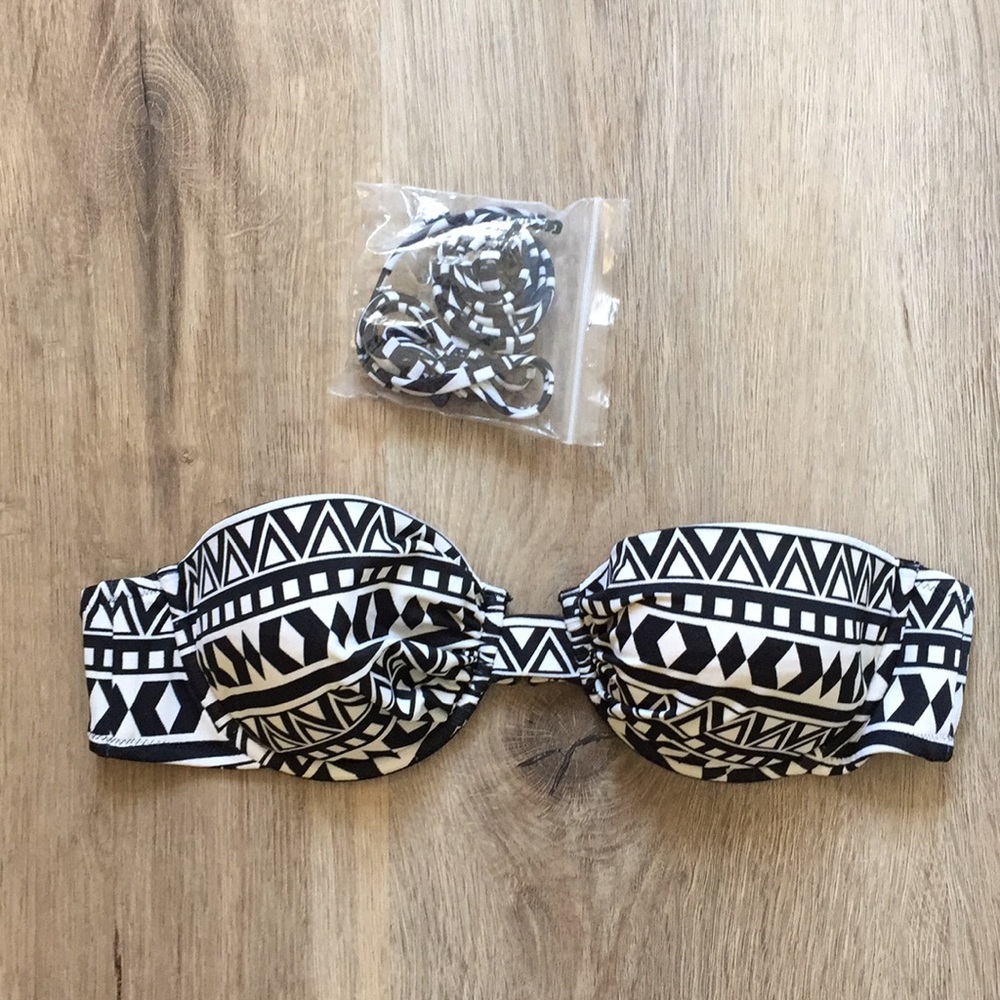 Jcrew Geometric Bikini Top